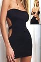 Slinky Tube Dress With Cut Out Back