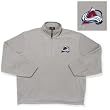 Colorado Avalanche NHL "Glacier" Fleece Pullover Sweatshirt (Gray Heather)