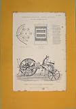 THRASHING MACHINE SOWING FARMING DESIGN TOOLS PRINT OLD