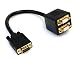 StarTech.com VGASPL1VV 1-Feet VGA to 2x VGA Video Splitter Cable - M/F