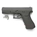 GAP Automatic 8mm Blank Firing Starter Pistol with Blued Finish