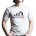 EVOLUTION OF A CANADIAN T-Shirt - 100% Fine Jersey Combed Cotton MENS / UNISEX T-Shirt - Sweat Shop Free