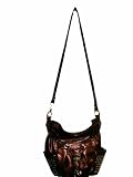 WOMEN'S KATHY VAN ZEELAND FAN CLUB X-BODY HANDBAG (OAK)