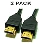 Two-Pack of Premium 6 Foot HDMI Cable for your Dishnetwork TURBO HD ViP722 Blu-Ray Player. Supports 1080p/60fps Video and 7.1 Audio.