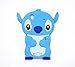 3D blue Stitch & Lilo Soft Silicone Case Cover For ZTE MAX N9520 Boost Mobile