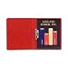 ACCO Presstex Grip Punchless Binder with Spring-Action Clamp, 0.625-Inch Capacity, Red (42529)