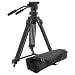 Camlink TPVIDEO1 Professional Video Tripod with Free Carry Case and Fluid Pro Video Head