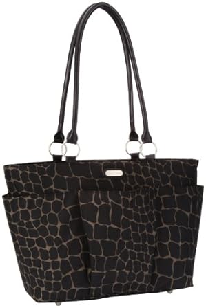 Baggallini AMG332DO Ala Carte Medium Crinkle Giraffe Womens Handbag