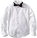 American Exchange Little Boys' Little Tuxedo Shirt with Bowtie