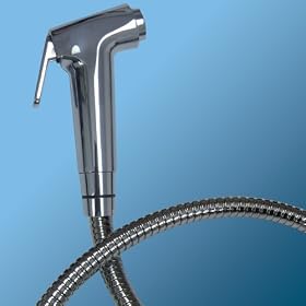 Bidet BB-50: Hand-held bidet with room temperature water and adjustable pressure
