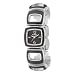 Fossil Ladies Square Link Bracelet Watch With Wood Inlays