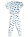 B. Steps - Infant Baby Boys Long Sleeved Cotton Pajamas, Lt. Blue, Multi