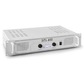 Skytec SPL-400 DJ PA HiFi Amplifier 1200W - White