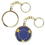 Quality Poker Chip Key Chain Holder - Solid Brass!