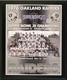Oakland Raiders 1976 Super Bowl Champions Healy Plaque