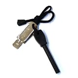 Swedish Firesteel Fire Starter - Army Model - Black