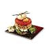 Rosseto Liteware Party Dishes Set of 50 Vali Style Serving Plates, Black