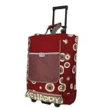 Friedrich Lederwaren 895084 - Shopping- Trolley, Be Happy, Punkte rot