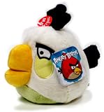 Angry Birds-Angry Birds 8-Inch Deluxe Plush with Sound (White Bird)