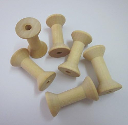21x40mm Wood Bobine Spool Classic Style DIY Tool Wooden Spool 6pcs/lot
