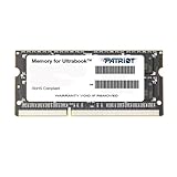 Patriot Signature DDR3 4GB PC3-12800 1600MHz CL11 SODIMM for Ultrabook Laptops PSD34G1600L81S