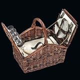 Cilio 155105 Picknick-Korb Como, 4 Personen, braun