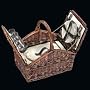Cilio 155105 Picknick-Korb Como, 4 Personen, braun von Cilio