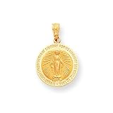 14k Miraculous Medal Pendant