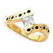 14K Yellow Gold Diamond Solitaire Engagement Ring - 0.50 Ct.