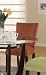 Set of 2 Parson Dining Chairs Terracotta Microfiber