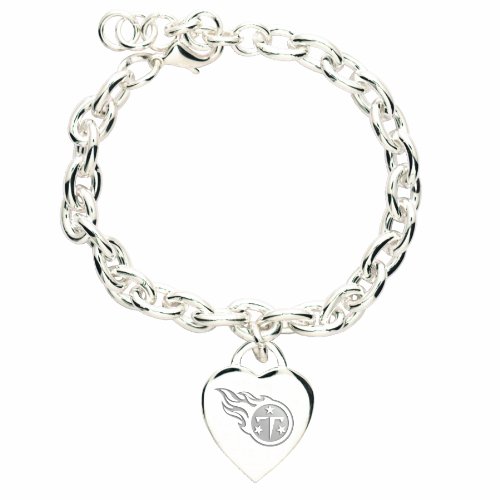 NFL Tennessee Titans Heart-Charm Bracelet