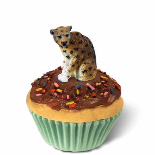 Leopard Cupcake Trinket Box