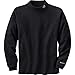Legendary Whitetails Men's Standard Legendary Mock Neck T-Shirt, Black, Medium