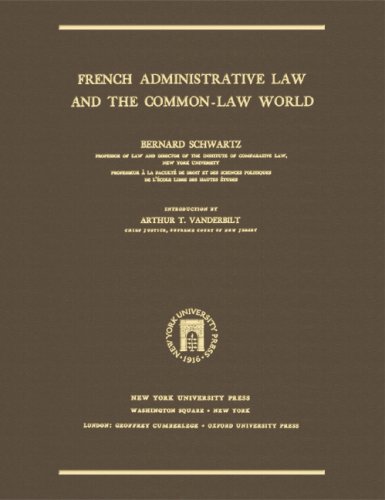 French Administrative Law And the Common-law World
