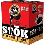 Stok Black Coffee Shot/40 Mg of Caffeine-144ct/Energy Booster