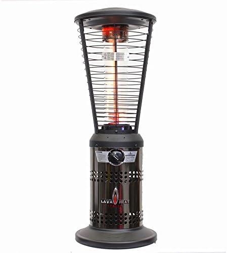 Lava Heat Italia Ember Mini Tabletop Light Propane, 10,000 BTU, Gun Metal