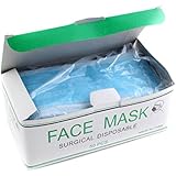 50pcs Disposable Blue Surgical Earloop Face Mask Flu Medical Salon Dust Cleaning Mouth Cover