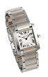 Cartier Midsize W51012Q4 Tank Francaise Stainless Steel and 18K Gold Watch by Cartier