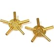 10 Sizes Clock Keys 5 Prong Mainspring Winding Tools