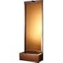 BluWorld Gardenfall Garden Water Fountain-Bronze Mirror/Dark Copper Frame