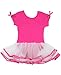 RuffleButts® Girls Ruffled Dancewear Tutu Leotard