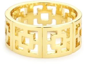 Trina Turk "Palm Springs Block Classics" Pierced Brick Ring