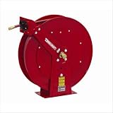 41nguEZ9QUL. SL160  Reelcraft 0.5 x 100, 300 psi, Heavy Industrial Air / Water Reel with Hose