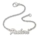 Green Bay Packers NFL Sterling Silver Script title=