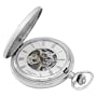 Charles-Hubert, Paris Sterling Silver Mechanical Pocket Watch
