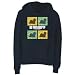 Hoodie Womens Navy Blue " DO YOU ADOPT ? Lhasa Apso " Dogs