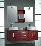 Aqua Felena Double Sink Vanity w/Mirrors ***FREE SHIPPING***