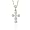 10k Yellow Gold Diamond Cross Pendant (1/10 cttw, J-K Color, I2-I3 Clarity)
