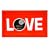 Present Time PT Photo Frame Love Red