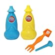 Aqua Sand Double Bottle Blue / Yellow